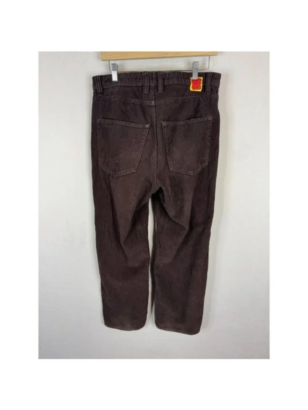 Empyre Relaxed Fit Corduroy Pants Mens 30X28  Brown Skate Trousers 100% Cotton - Picture 3 of 7